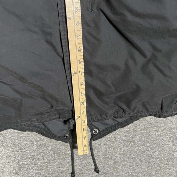 TNA Coat Womens Medium Black Britannia Parka‎ Military Removable Liner Hooded - Picture 2 of 7